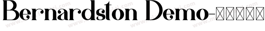 Bernardston Demo字体转换